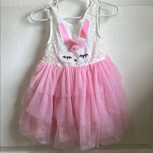 Adorable Pink Bunny Tutu Dress for Kids